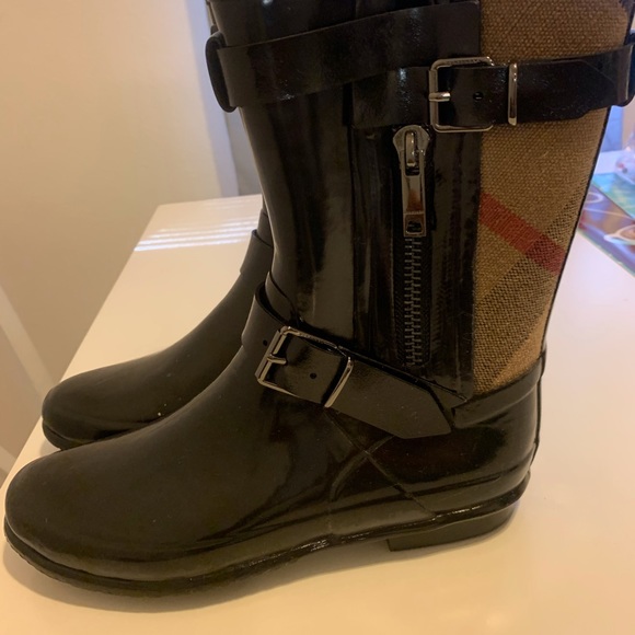 BIKER RUBBER BOOT (BLUEBERRY) - Picture 2 of 6